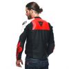Dainese SPORTIVA sportovní kožená bunda červená/bílá vel.52